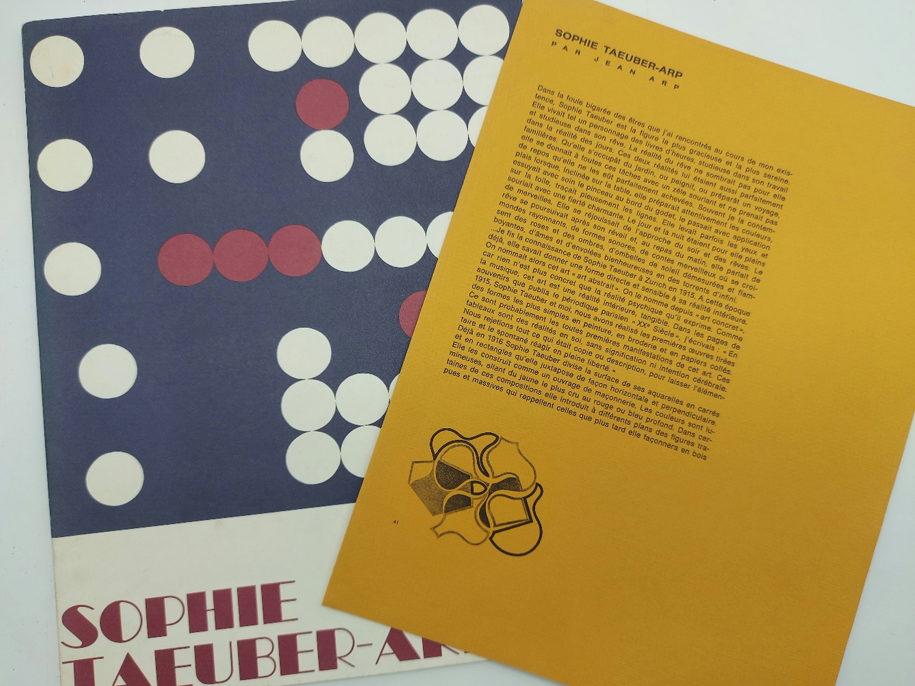 Sophie Taeuber-Arp. Galerie Krugier & Cie, Geneve, 1971